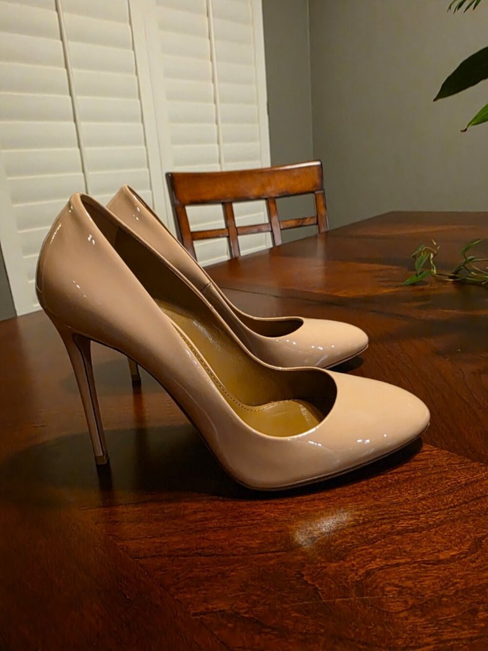 Aquazzura Classic Nude Pointed/Round Toe Pumps Eu 39